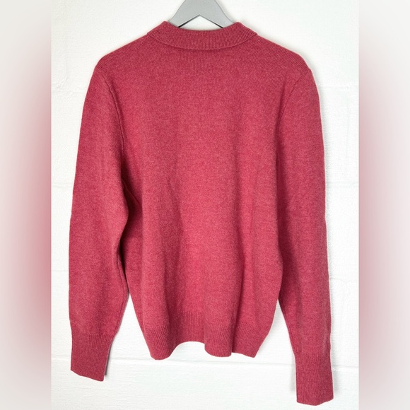 Polo Ralph Lauren collared Sweater Mens L 100% lambs wool - Picture 4 of 6